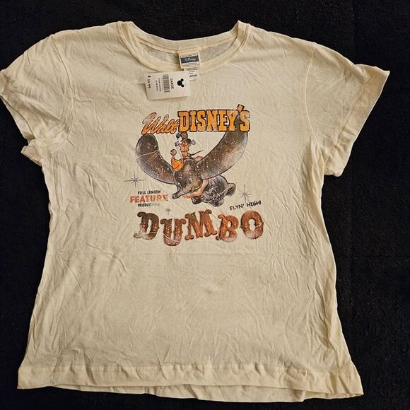 Vintage Disney Womens DUMBO Large L Shirt Top T-Shirt Tee Timothy Mouse Y2K NEW - Picture 2 of 6
